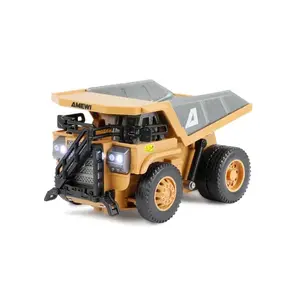 AMEWI Trade e.K. Mini kovový sklápěcí RC dumper, proporcionální, 8 kanálů, 1: 64 RTR obraz