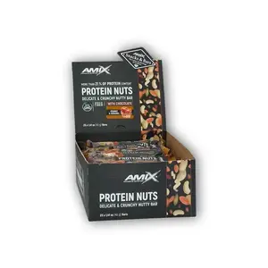 Amix 25x Protein Nuts Crunchy 40g - Peanut and caramel obraz