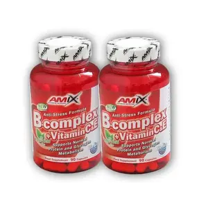 Amix 2x B-Complex + Vitamin C + Vitamin E 90kapslí obraz