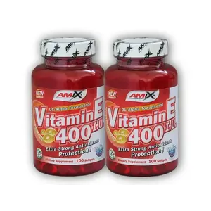Amix 2x Vitamin E 400IU 100 softgels obraz