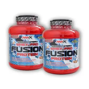 Amix 2x WheyPro Fusion Protein 2300g - Banana obraz