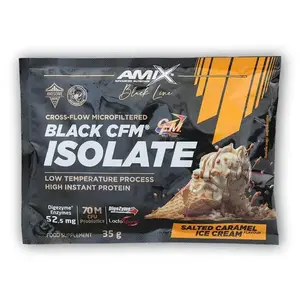 Amix Black Line Black Line Black CFM Isolate 35g - AKCE - Salted caramel ice cream obraz