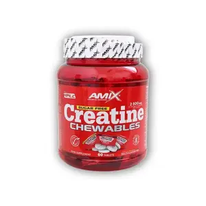 Amix Creatine monohydrate 2500mg Chewables Tabs Zero Sugar 60 tablet Multi-flavour obraz