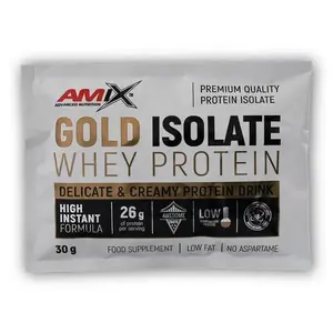 Amix Gold Whey Protein Isolate akce 30g - Natural vanilla obraz