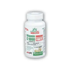 Amix GreenDay ProVEGAN Vitamin C 1000mg Immuno Forte 60 kapslí obraz
