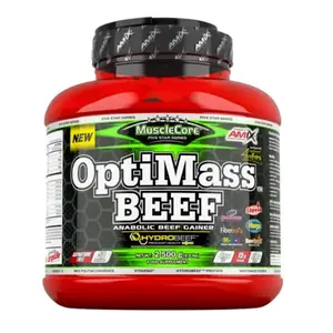 Amix Nutrition OptiMass Beef 2500g - Lesní plody obraz