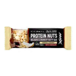 Amix Nutrition Protein Nuts Bar 40g - Arašídy, Karamel obraz