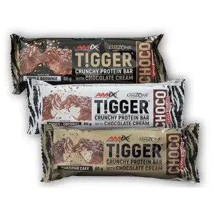 Amix Tigger Choco Crunchy High Protein Bar 60g - Marzipan cake obraz