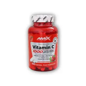 Amix Vitamin C 1000mg + Rose Hips 100 kapslí obraz