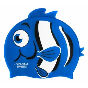 Aqua Speed Dětská plavecká čepice NEMO - modrá obraz