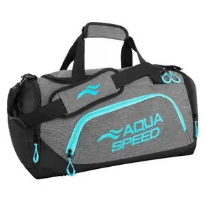 Aqua-Speed Duffle Bag L sportovní taška šedá-tyrkysová - 1 ks obraz