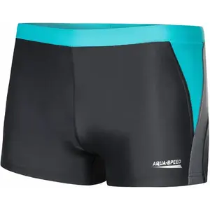 Aqua Speed Pánské plavky DARIO - 2XL šedá/tyrkys obraz