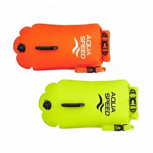 Aqua Speed Plavecká bójka a suchý vak OPEN WATER 37x24 - žlutá obraz