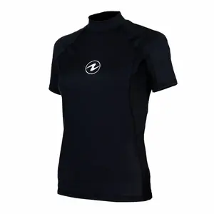 Aqualung Dámské lycrové triko Aqua Lung RASHGUARD SLIM FIT černá kr. rukáv - XS obraz