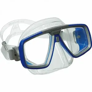 Aqualung Maska Aqua Lung LOOK silikon transparent - lime obraz