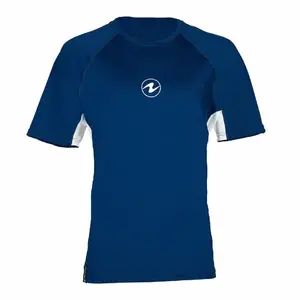 Aqualung Pánské lycrové triko LOOSE FIT modrá/bílá - S obraz