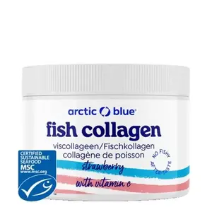 Arctic blue Fish Collagen + Vitamin C (Seagarden Norway) 150g - Jahoda obraz