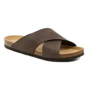 Arno COSMOS Comfort 8110-704a hnědé pánské nadměrné nazouváky - EU 50 obraz
