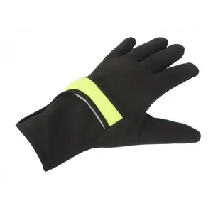 Author Rukavice Windster Shell X7 (černá/žlutá-neonová) - XS obraz
