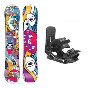 Beany Bark dětský snowboard + Hatchey Tactic Junior vázání - 120 cm + Velikost: XS/S (EU 33-39) obraz