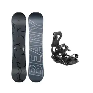 Beany Dust juniorský snowboard + Hatchey Fastec snowboardové vázání - 155 cm + S, black (EU 36-39) obraz