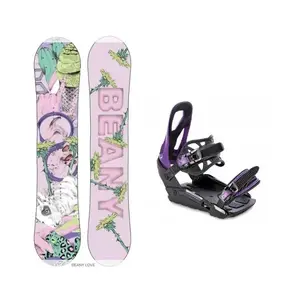 Beany LOVE dívčí snowboard + Raven S230 Black/violet vázání - 125 cm + S/M (EU 37-42) obraz