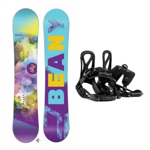 Beany Meadow dívčí snowboard + Beany Kido dětské vázání - 125 cm + XXS (EU 25-32) obraz