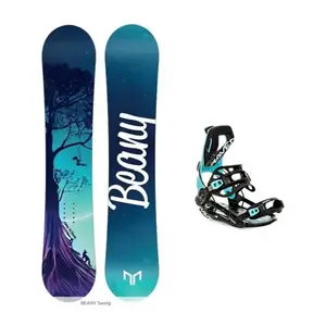 Beany Swing dětský/juniorský snowboard + Raven Fastec FT360 black/mint vázání - 90 cm + S (EU 35-40) obraz