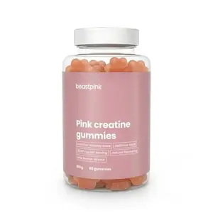 BeastPink Pink creatine gummies - GymBeam 60 kaps. obraz