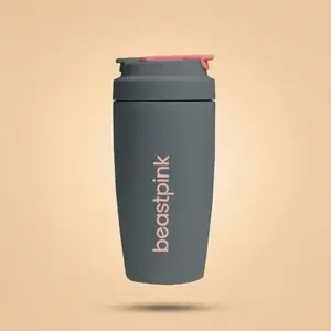 BeastPink Termohrnek 500 ml Grey (VÝPRODEJ) obraz