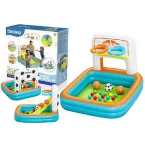 Bestway 52728 multifunkční bazének s hrami 120x107x84 cm obraz