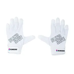 BLINDSAVE BADGrip GLOVES WHITE - M - bílá obraz