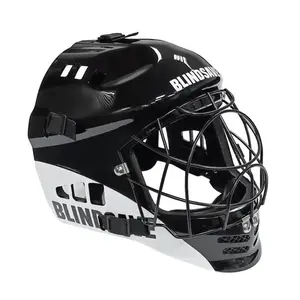 BLINDSAVE LITE juniorská brankařská maska - Dětská - černá/bílá obraz