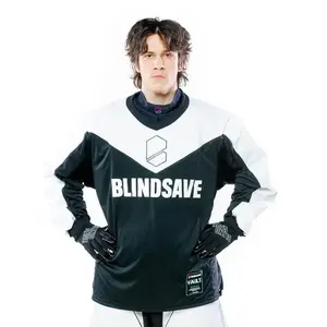 BLINDSAVE VAULT GOALIE JERSEY TOP BLACK WHITE - XS - černá/bílá obraz