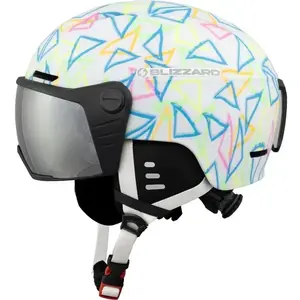 Blizzard Flash Visor junior white/multicolor - Velikost 48/51 cm obraz