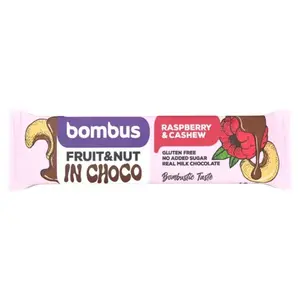 Bombus FruitNut Bar 40g - Malina, Kešu obraz