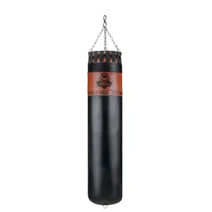 BUSHIDO Profesionální kožený boxovací pytel DBX Sovereign 140/45cm prázdný obraz