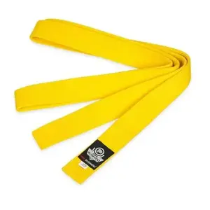 BUSHIDO Žlutý pás ke kimonu DBX OBI - 240cm obraz