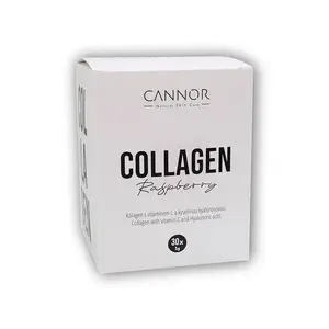 Cannor Collagen Hyaluronic Acid 30 sáčků nápoj malina - Malina obraz