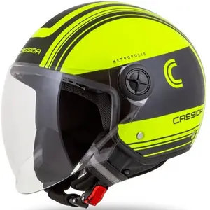 Cassida Handy Metropolis Safety fluo žluto-černo-reflexní šedá - M - 57-58 cm obraz