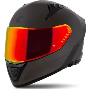 Cassida Integrální helma na motorku Aero Super Mono lesklá černá chrom-černá - XS - 53-54 cm obraz
