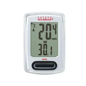 CATEYE Cyklopočítač CAT Velo Wireless + (VT235W) (bílá) obraz