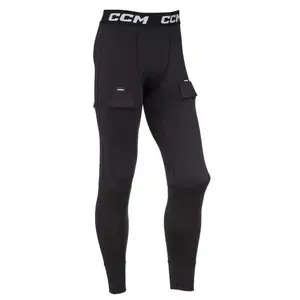 CCM Kalhoty se suspenzorem Tacks Base Layer SR - Senior, M, černá obraz