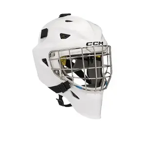 CCM Maska Axis F5 SR - Senior, 55-60cm, bílá-červená obraz