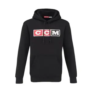 CCM Mikina Heritage Hood SR - Senior, černá, S obraz