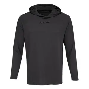 CCM Mikina Premium Training Hoodie SR - šedá, Senior, L obraz