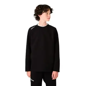 CCM Mikina Team Locker Room Crew Neck YTH - Dětská, XL, černá obraz