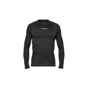 CCM Triko s dlouhým rukávem Compression SR - černá, Senior, XL obraz