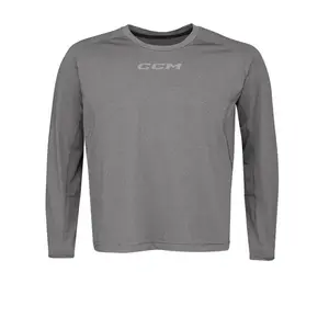 CCM Triko s dlouhým rukávem Loose Fit Tee SR - šedá, Senior, S obraz