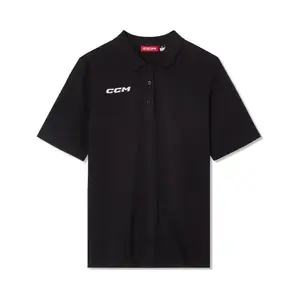 CCM Triko Team Premium Polo SR - Senior, S, černá obraz
